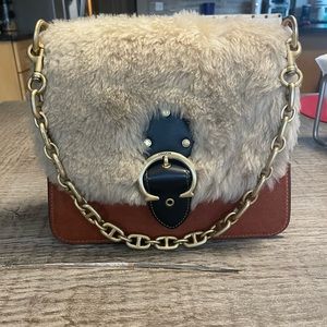 LIMITED EDITION COACH SHEARLING BAG